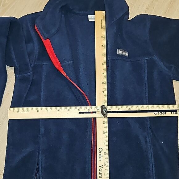Columbia fleece zip up jacket boy’s kids youth size Large - Picture 3 of 3